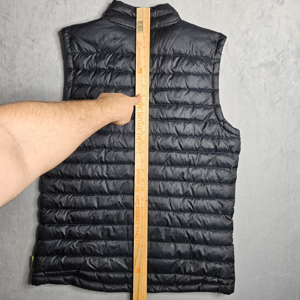 Kathmandu Vest Mens Medium Black Duckdown 500 Fill Full Zip Puffer Pockets - Picture 11 of 13